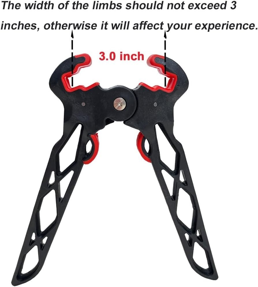 Archery Bow Stand Folding Compound Stands Jack Limbs Clamp Black