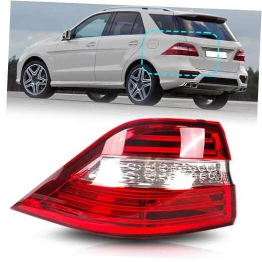 Outer Tail Light Assembly Fit for 2012 2013 2014 2015 Mercedes-Benz Driver Side