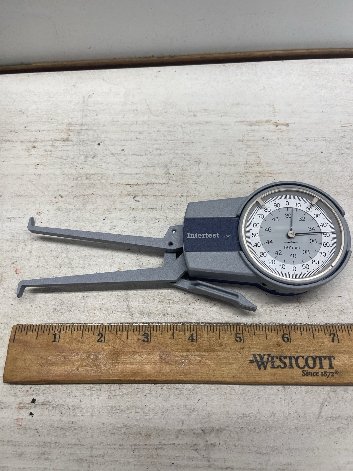 Kroeplin Intertest Caliper Gage ID1030 Range 30-50mm/0.01mm New In Box