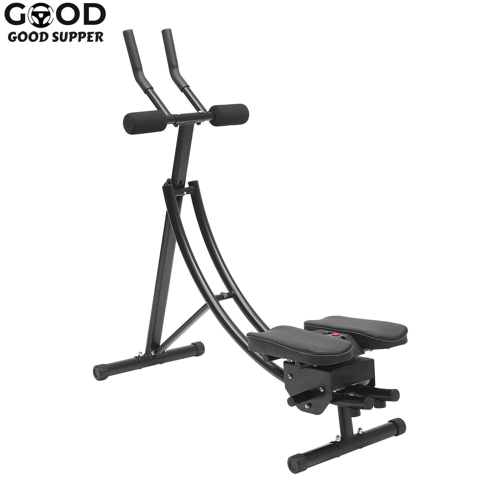 Ab Machine Coaster Abdominal Crunch Trainer fit Home Gym Core Workout Equipment