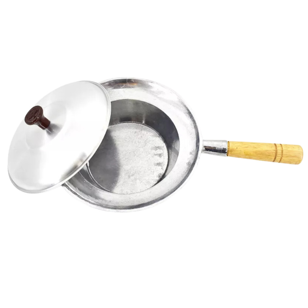 Cookware Pots Pans Set Aluminium Thai Prawns Vermicelli Noodles Roasted + Lid