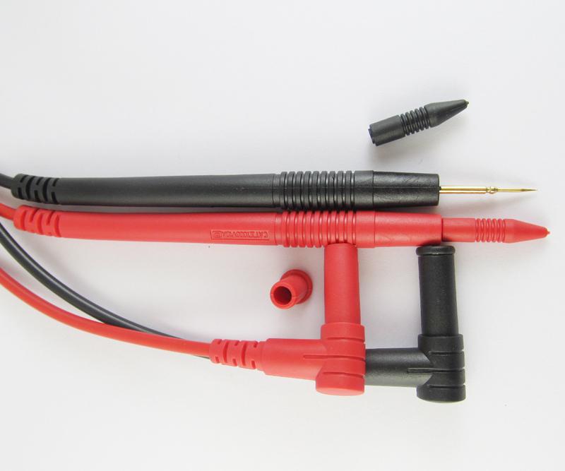 Sharp Needle SMD Multimeter Meter Test Lead Probe with Jacket protection 1set