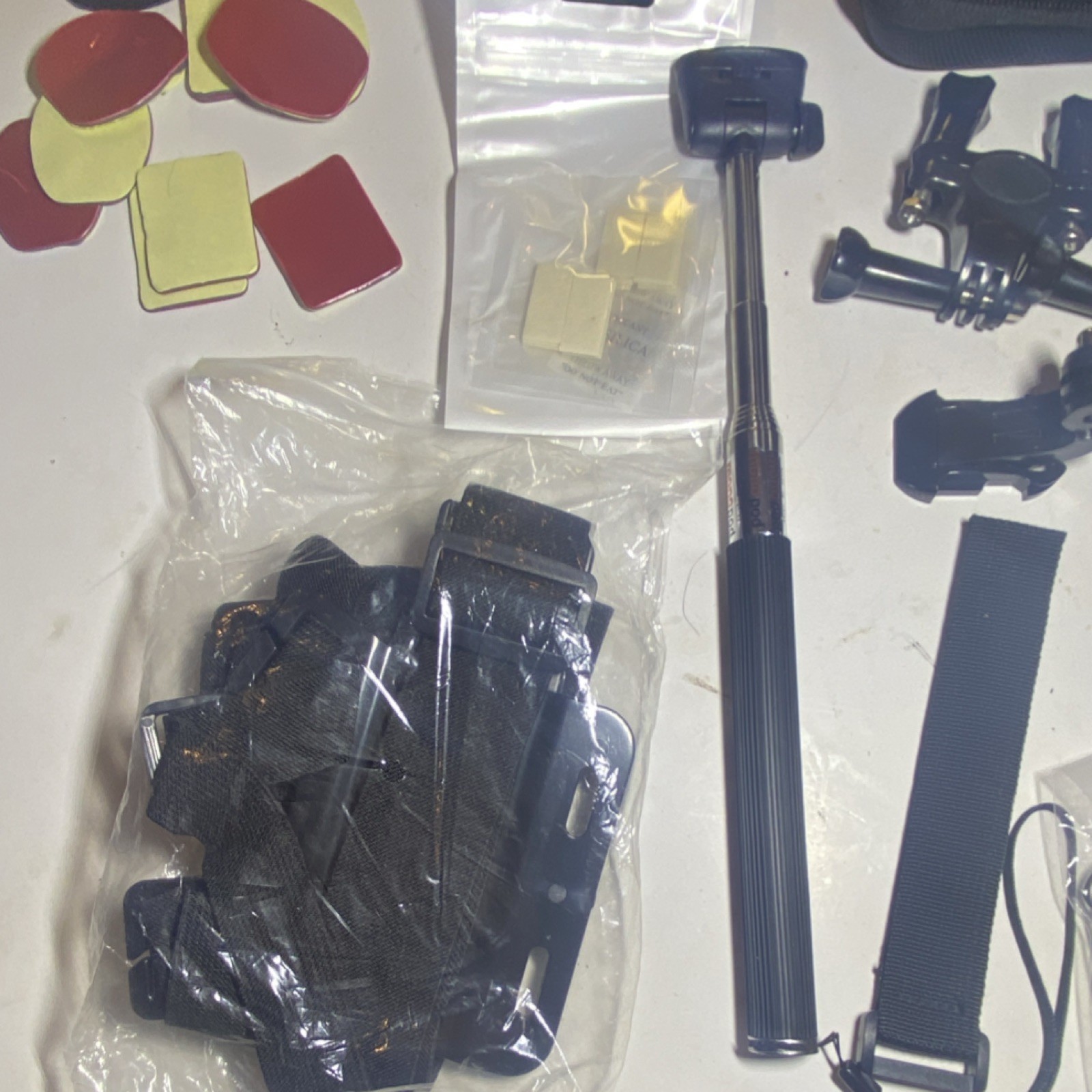 GoPro Hero Accessory Bundle, Mounts, Straps, Case, Adjustable, Tripod Mount
