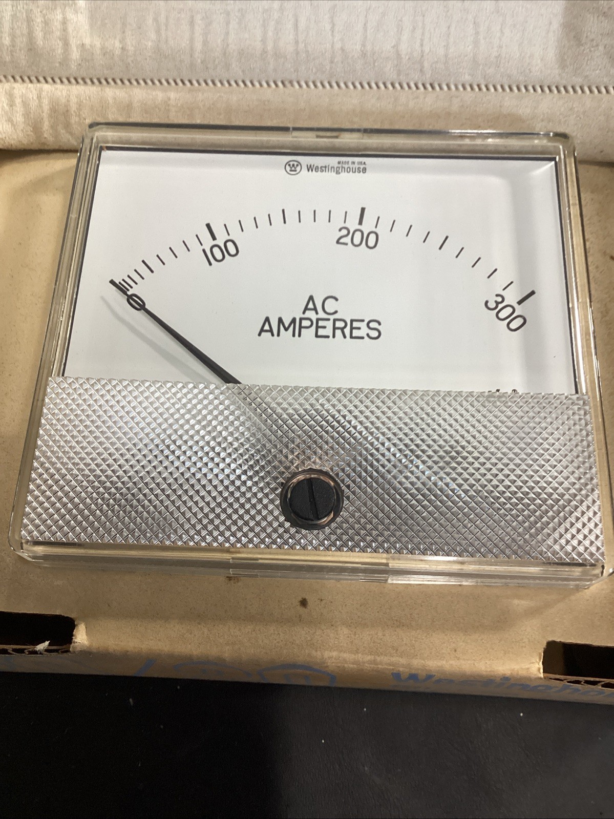 Westinghouse GA-372 (644B639A18) Analog Panel Ammeter 0-300 ACA/5A Case