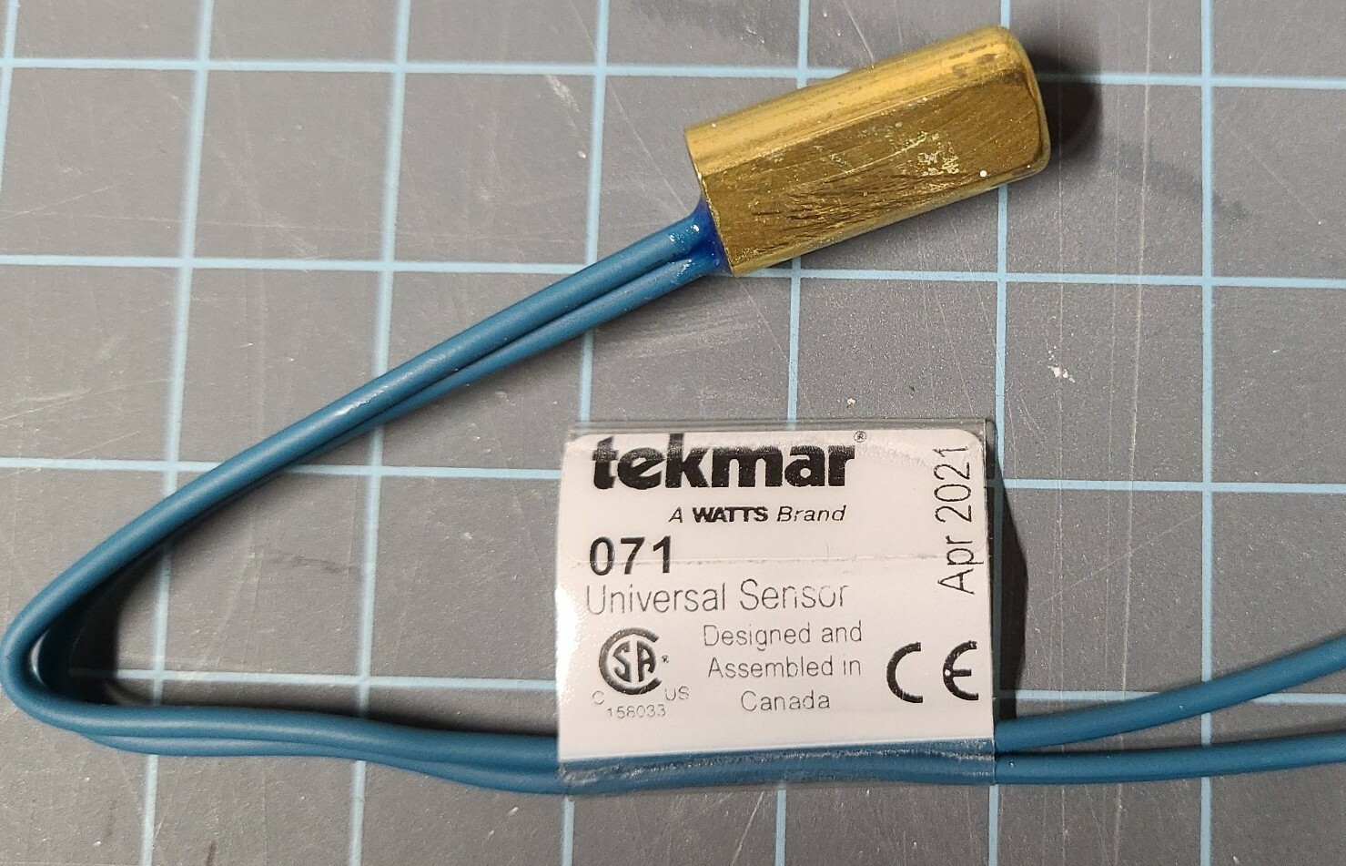 Tekmar 071 Universal Sensor Slab Temperature sensor