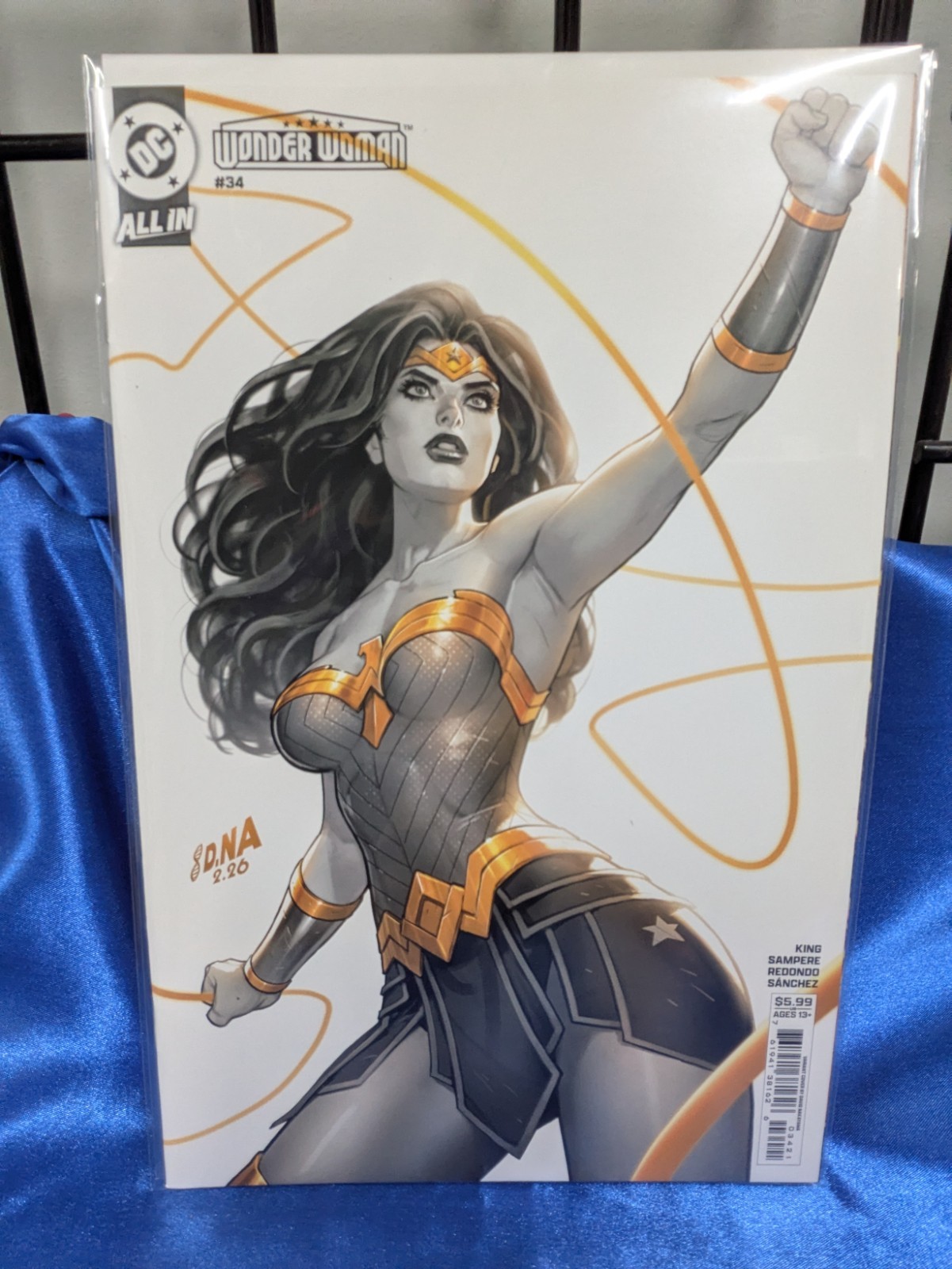 Wonder Woman #34 Cover B David Nakayama Card Stock Variant. We Combine.