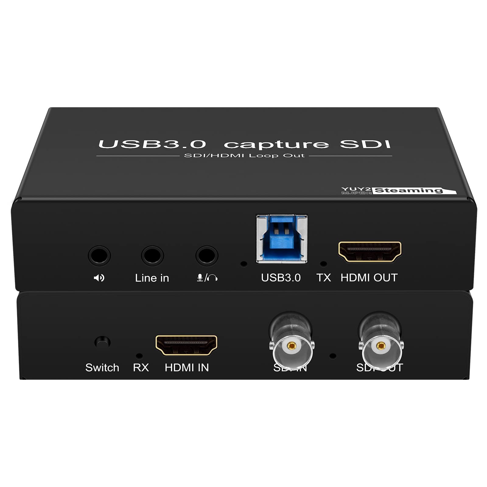 HDMI SDI to USB Capture Card USB3.0 1080P60fps SDI to HDMI Converter SDI Out&...