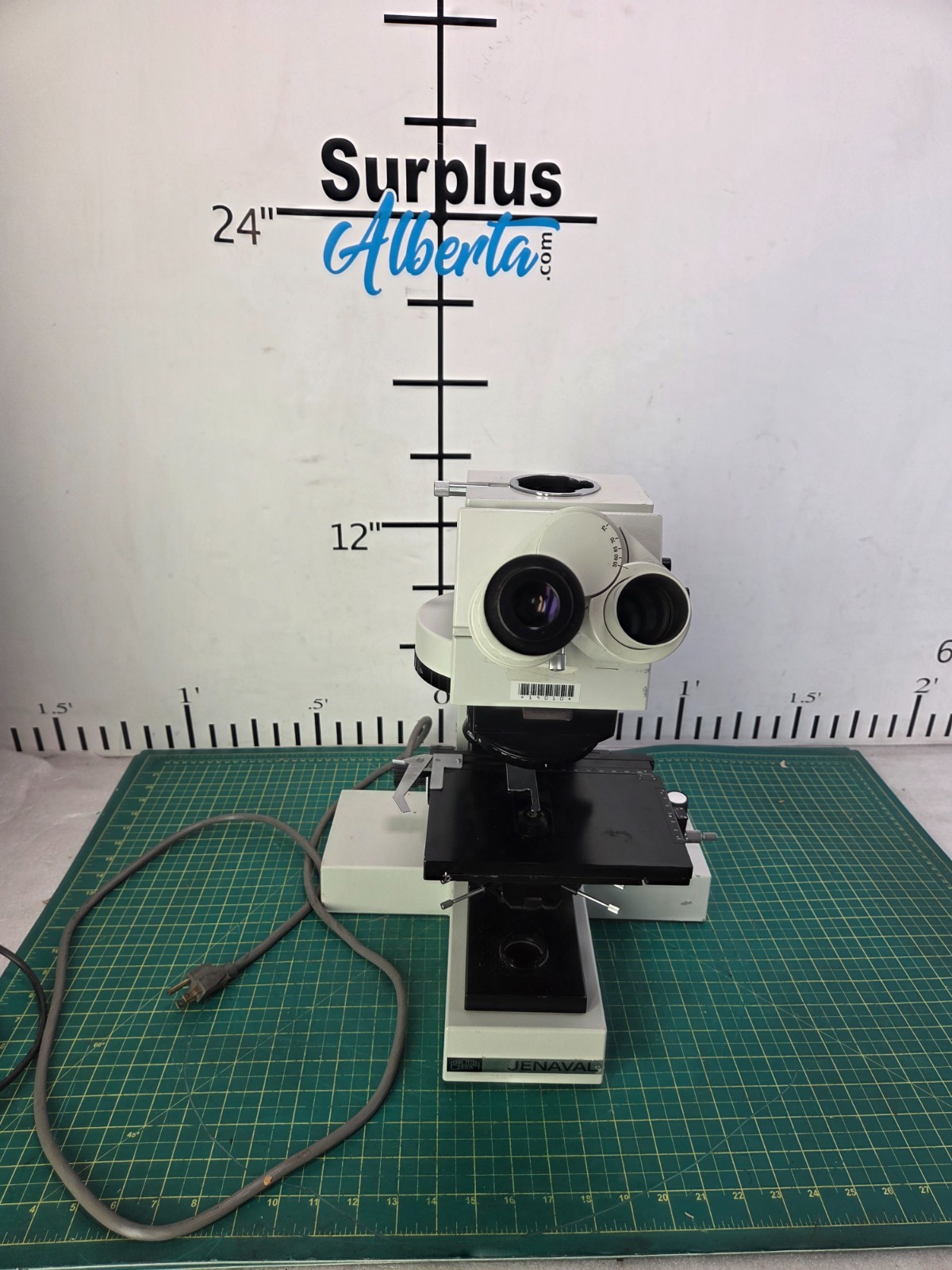 Zeiss Jena Microscope Jenaval W/2 Objectives