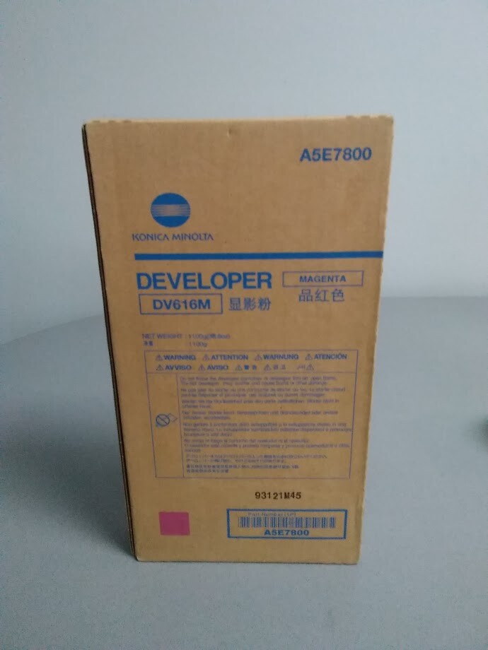 Konica Minolta DV616M A5E7800  Developer For Bizhub Press C1100 C1085 Genuine