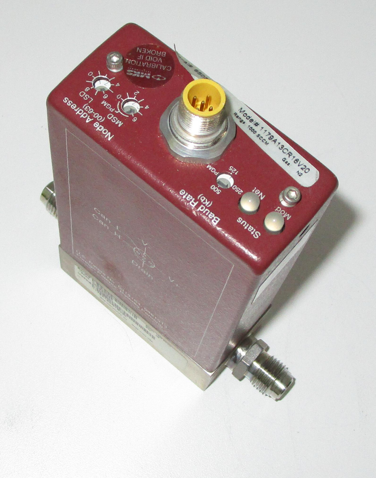 MKS 1179A13CR16V20 N2 1000SCCM MASS-FLO Controller