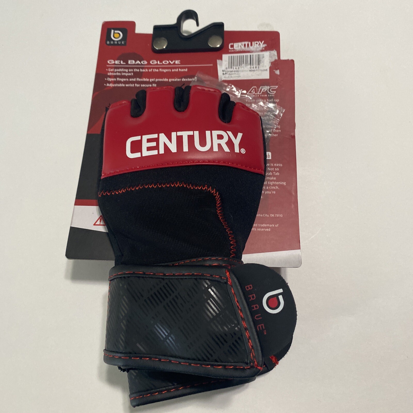 Century Gel Bag Gloves size Small Medium brave