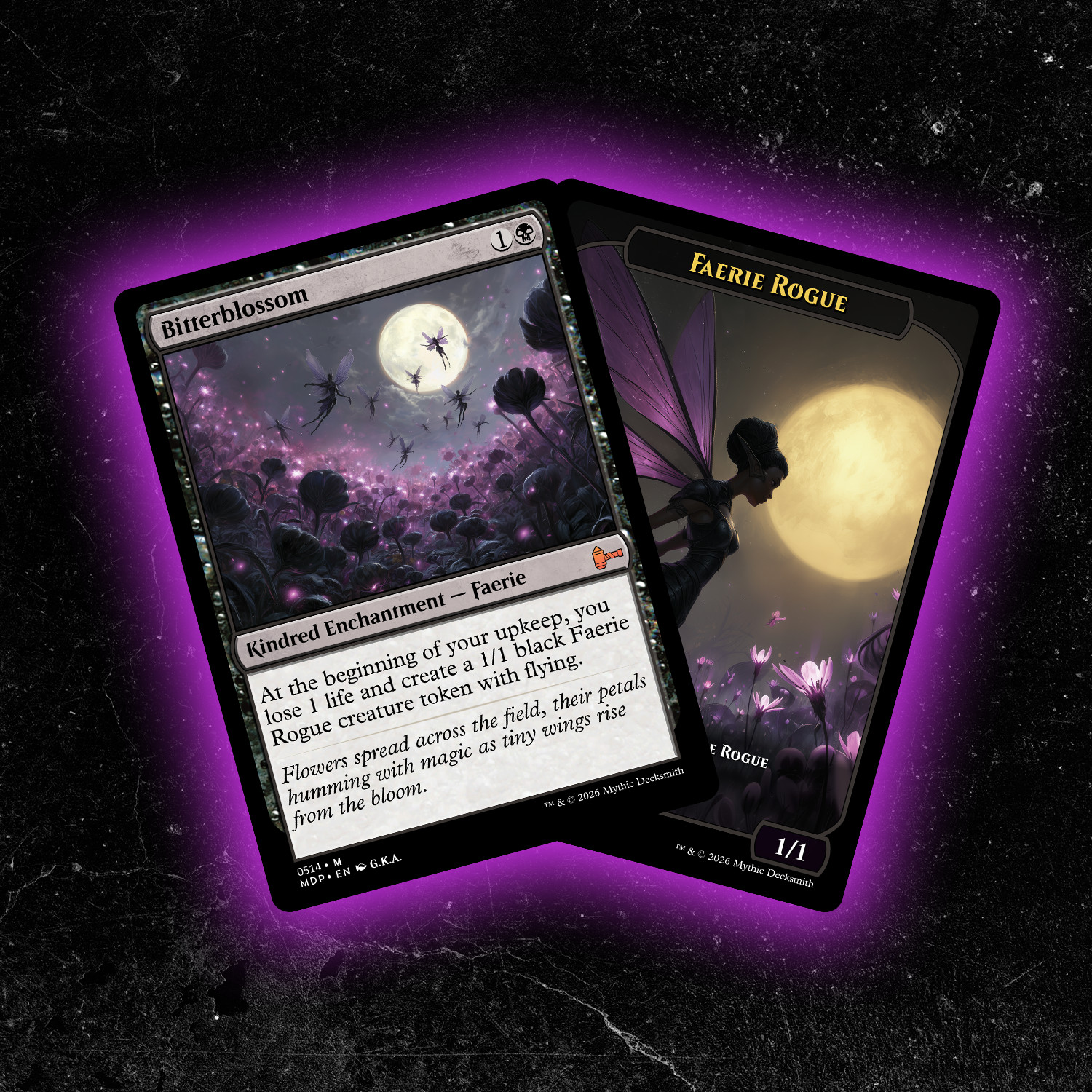 Bitterblossom - Custom MTG Commander / Playtest Card