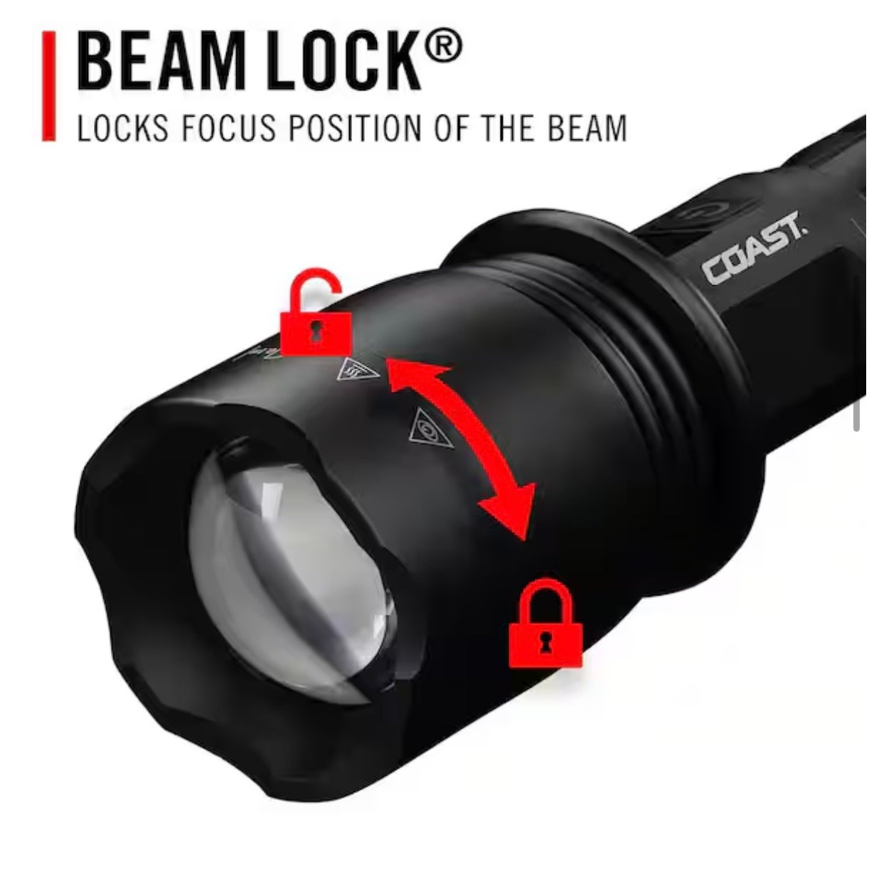 Coast XP46R 8000 Lumen Rechargeable Flashlight New LED Handheld Flashlight USB C