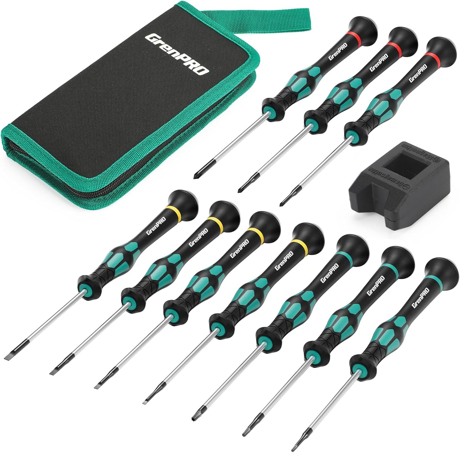 10-Piece Precision Screwdriver Set, Magnetic Small Screwdrivers with Phillips