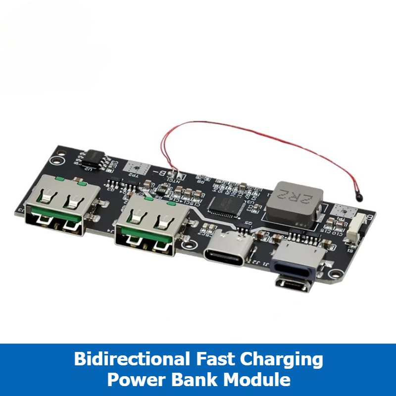 3-Pack 22.5W 5-Port Power Bank Module QC4+ PD3.0 Fast Charge DIY Board Kit
