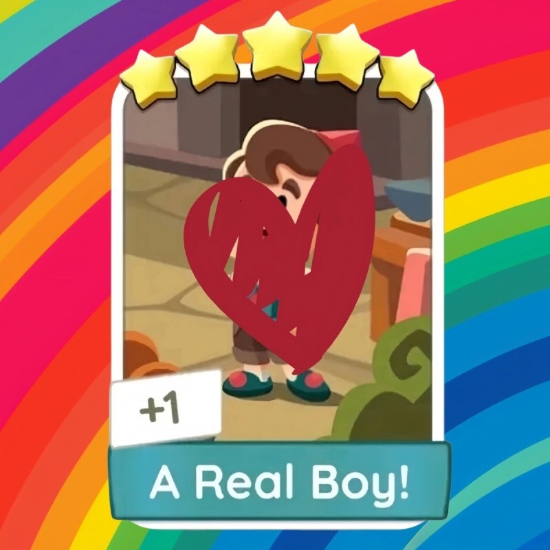 ⭐ A Real Boy!⭐ 5 Star - ⭐Monopoly.GO Sticker Set 18-9