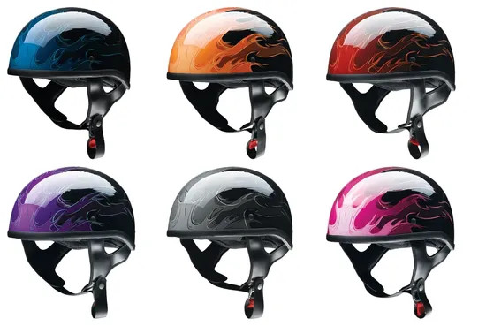 Z1R Adult CC Beanie Hellfire Helmet Half Face | XS S M L XL 2XL 3XL | Blue
