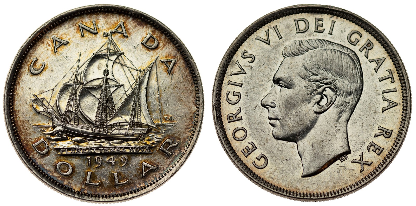 Canada - Dollar 1949 - George VI, Silver