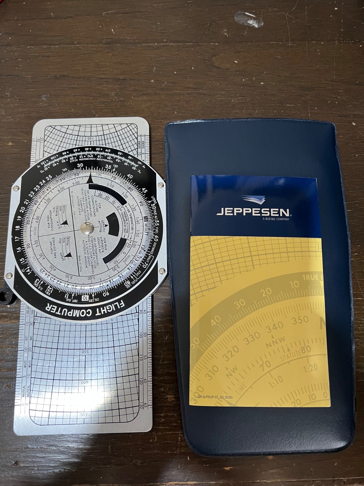 USED Jeppesen® E6B Student CSG (Computer Slide Graphic) Flight Computer
