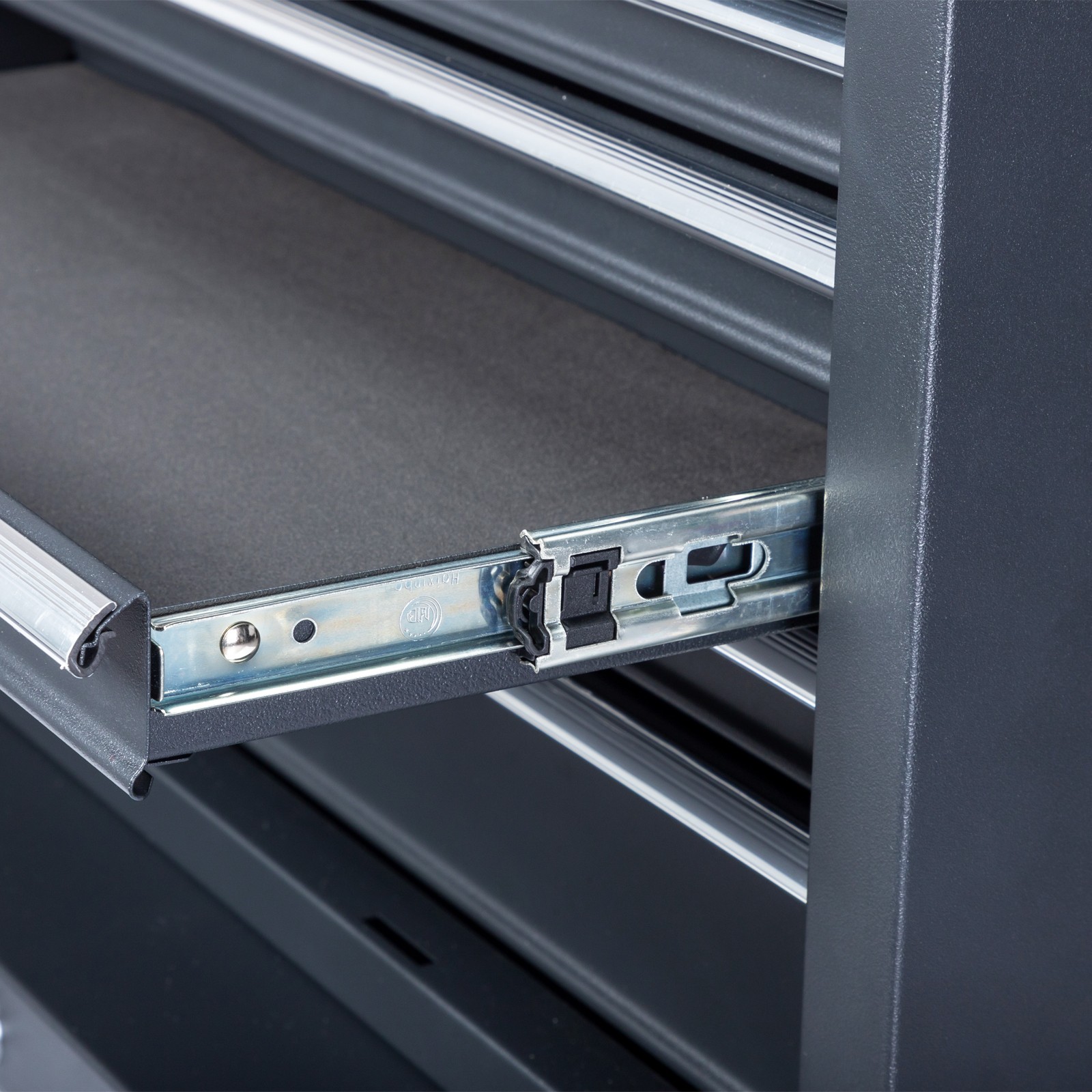23.8" Tool Chest Steel Tool Storage Box with 5 Drawers & Locking System & Keys