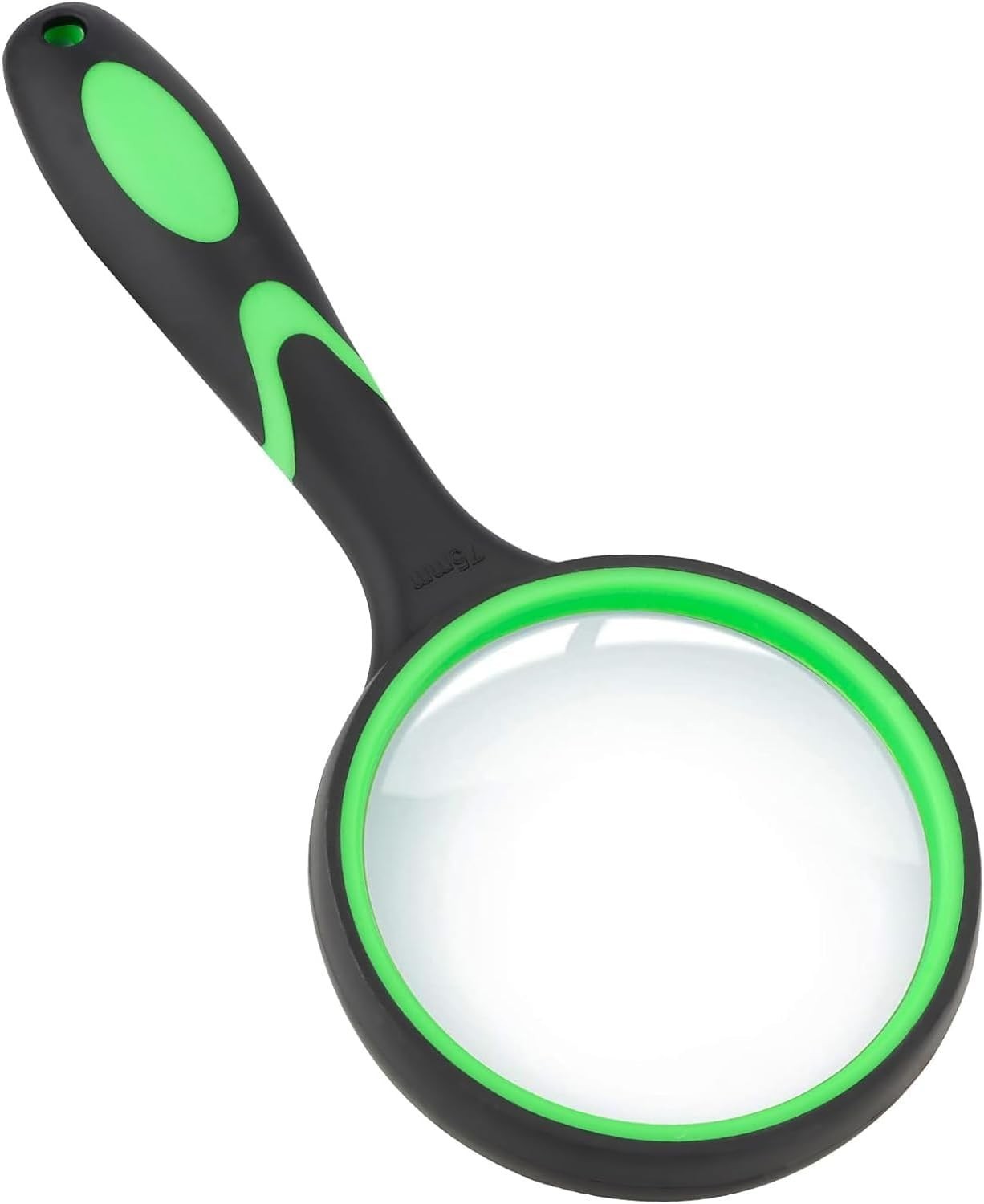 Dicfeos Magnifying Glass 10X Handheld Reading Magnifier - 75MM Large Magnifying