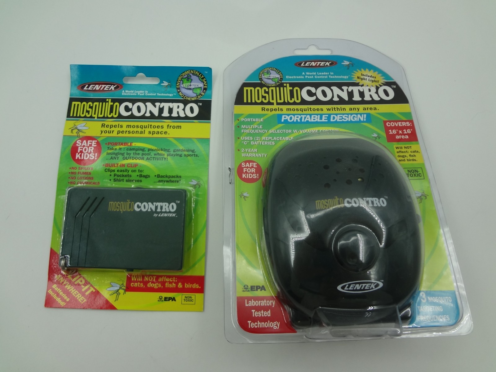 Lentek Mosquito Contro Portable & Keychain NOS