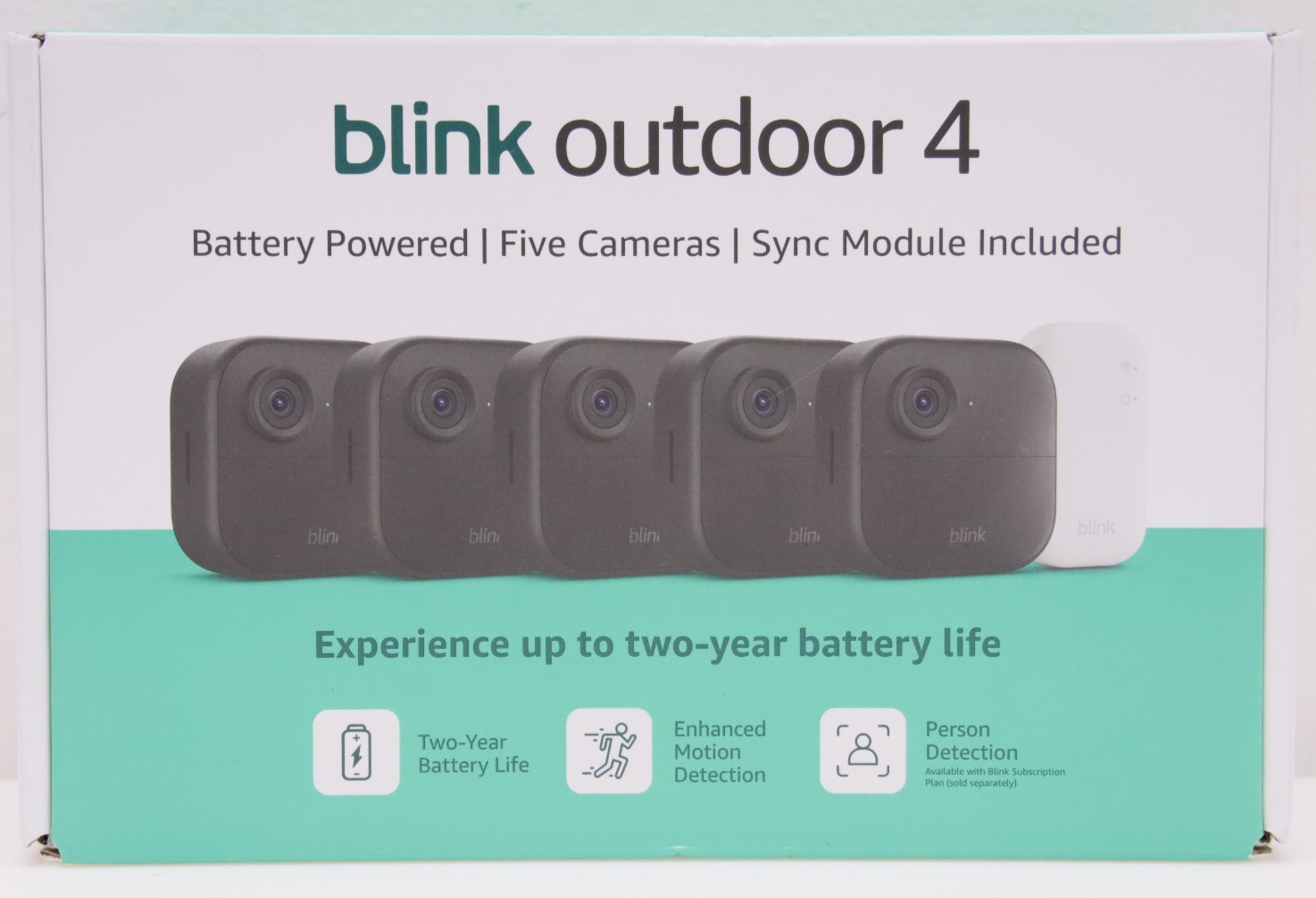 BLINK Outdoor 4th Gen 5-Camera Security System With Sync Module Core Brand New