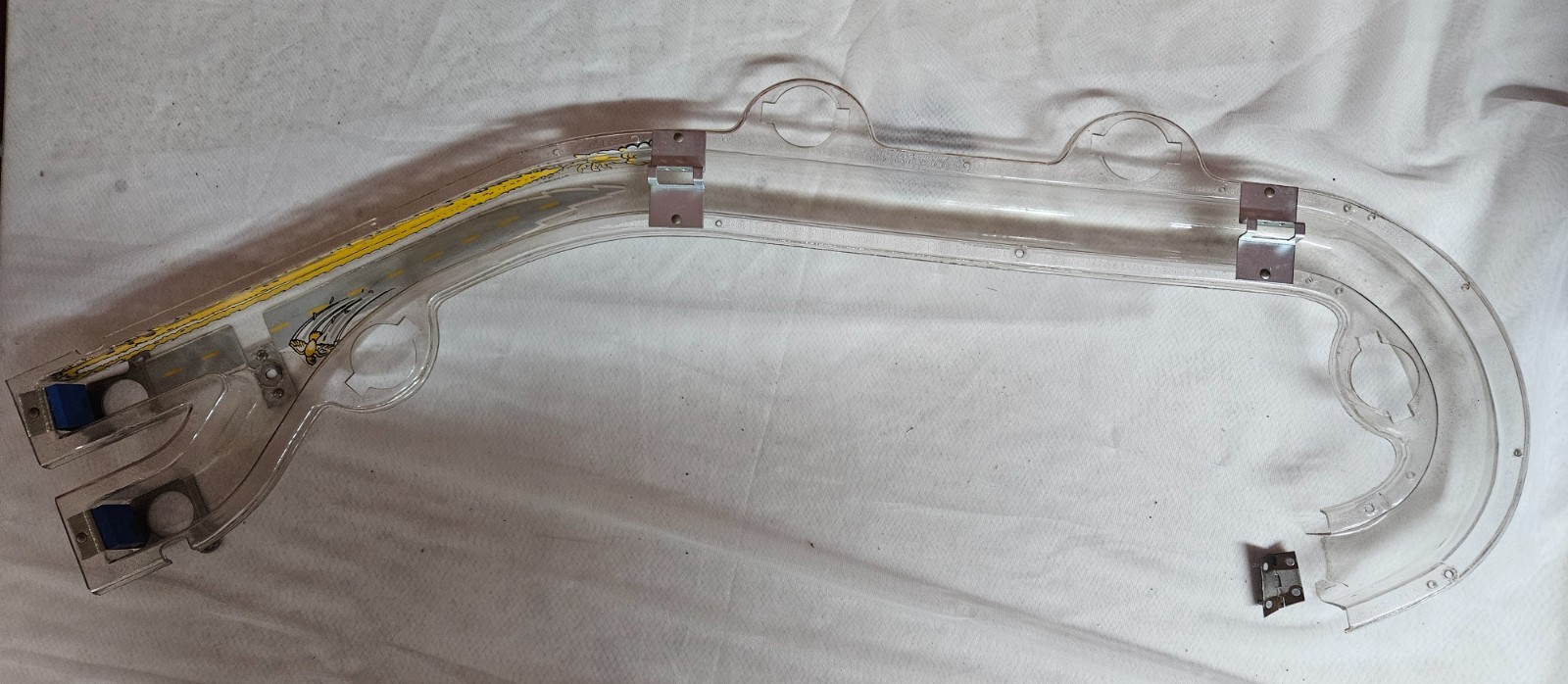 Williams WHIRLWIND Pinball Playfield RIGHT RAMP Assembly for PARTS or REPAIR