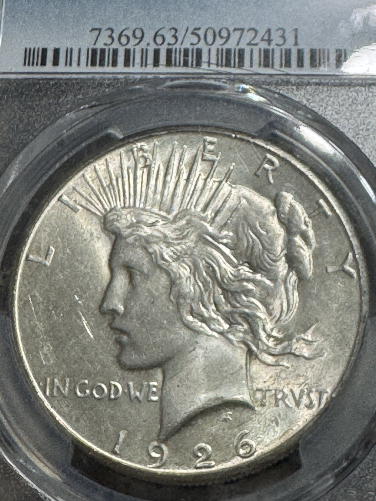 1926-s Peace Dollar, PCGS MS63, Better Date, Free Shipping