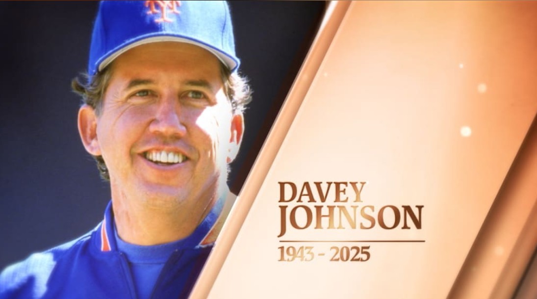 2026 New York Mets Davey Johnson Memorial Jersey Patch