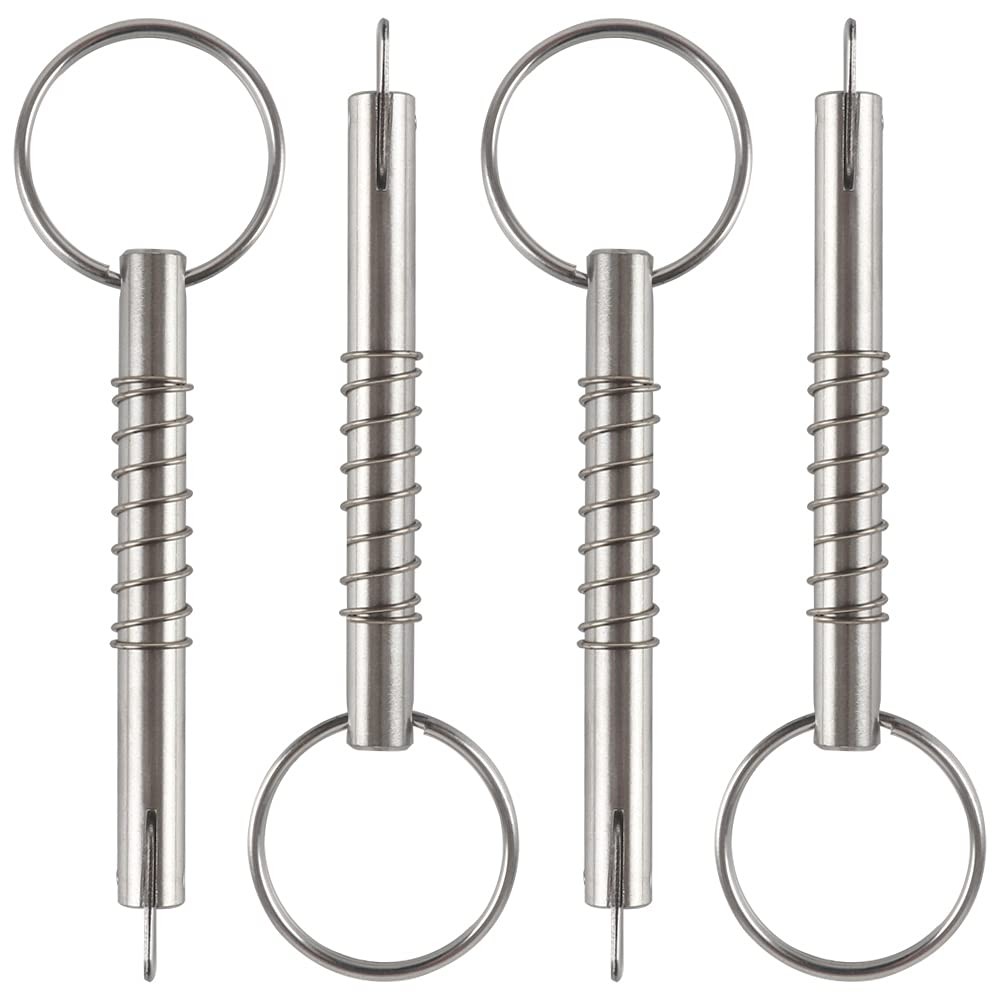 4 Pcs Quick Release Pin w/Drop Cam & Spring Diameter 5/16"8mm Usable Length 2