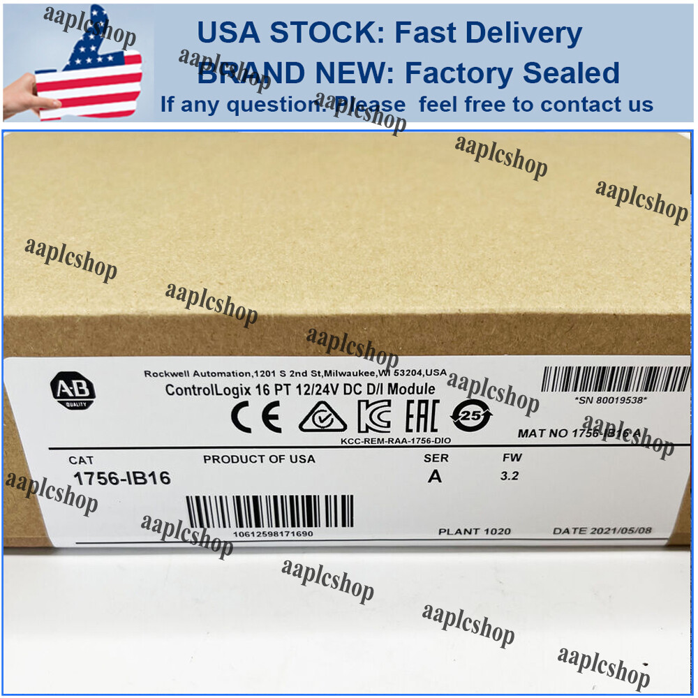 1756-IB16 / A NEW PLC ControlLogix Input Module 1756 IB16 New AB 1756IB16