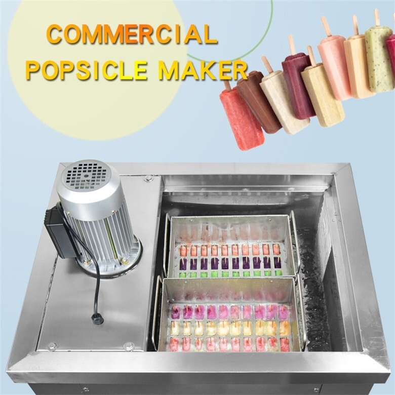 Kolice Commercial Double Mold set ice pop Machine,ice popsicles Making Machine