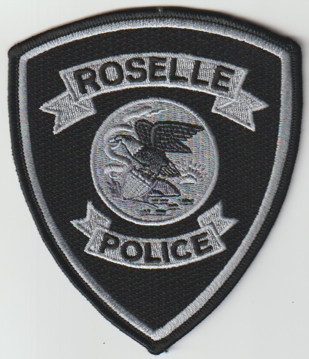 Roselle IL Police obsolete patch shipped from Australia