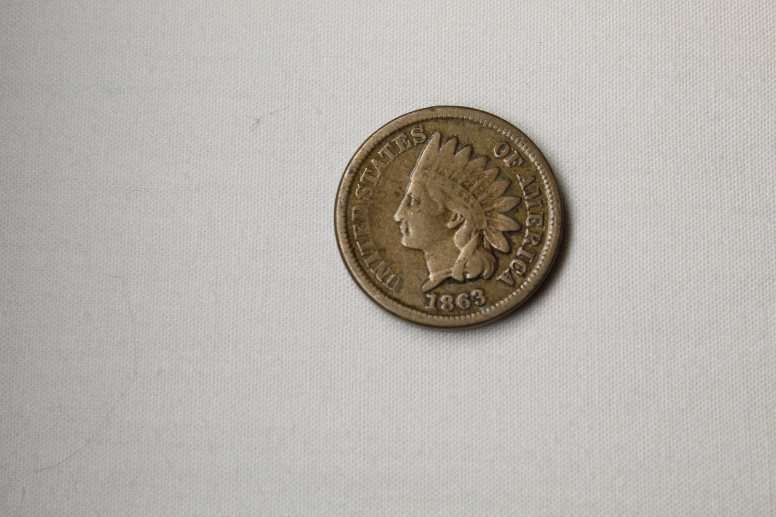 1863 Indian Head Cent  - Circulated