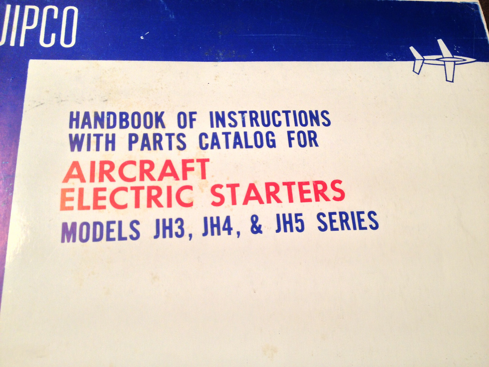 Jack & Heintz Starter JH3, JH4, JH5 Series Install, Ops, Service Overhaul Manual
