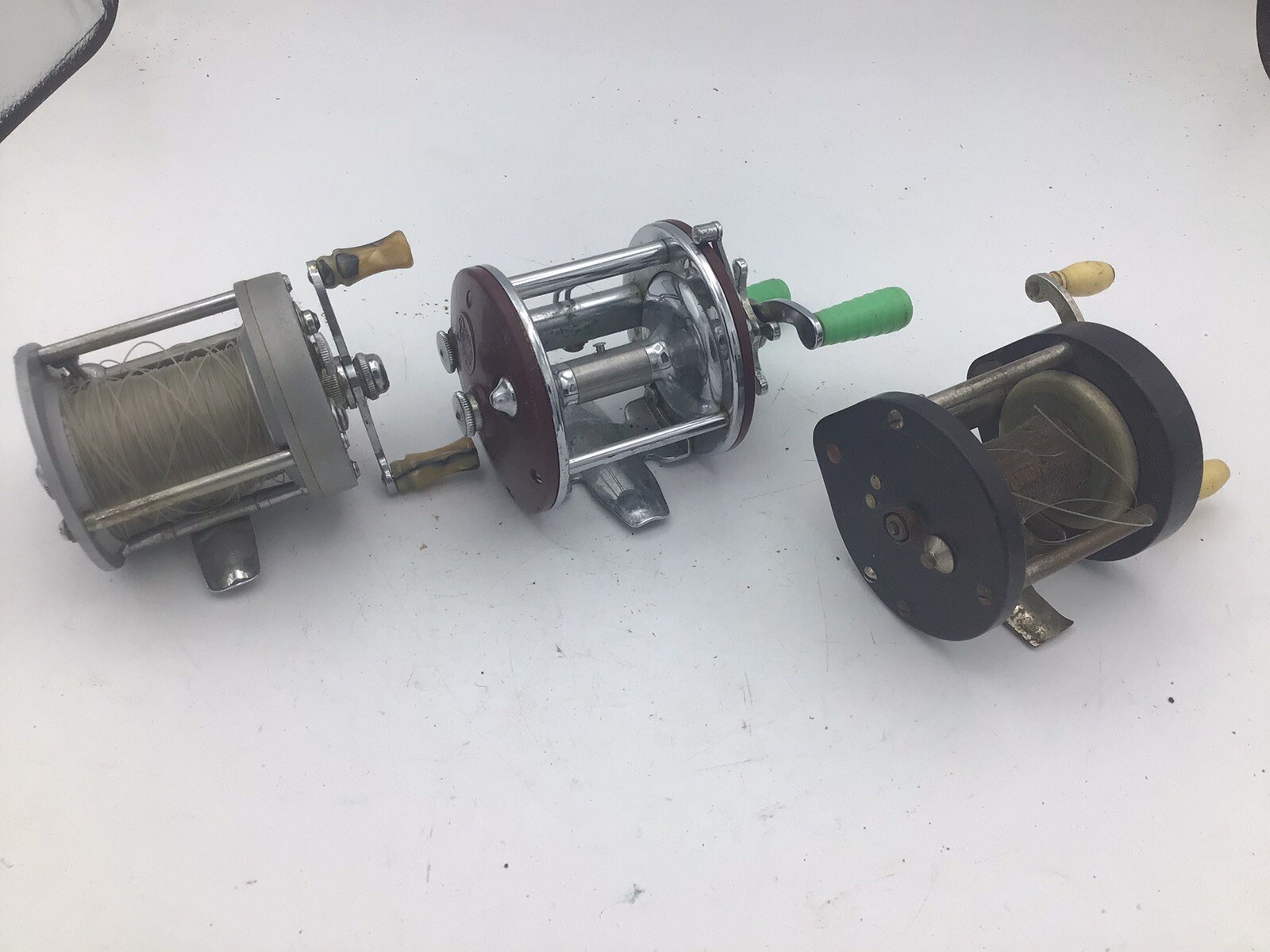 VTG Lot PENN PEER 109 Level Wind Fishing Reel Pflueger Supreme Meisselbach V7