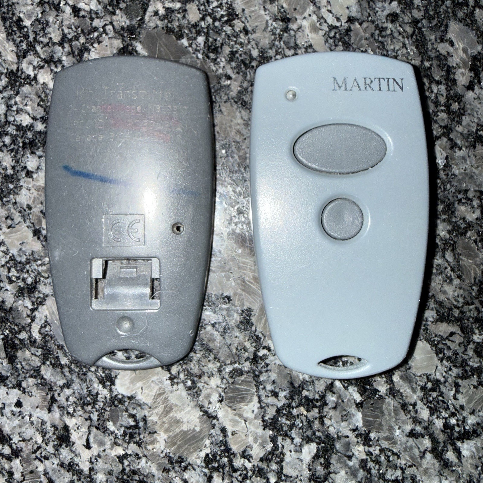 Original MARTIN 2 Button Garage Door Opener Remote Transmitter Model #M3-2312