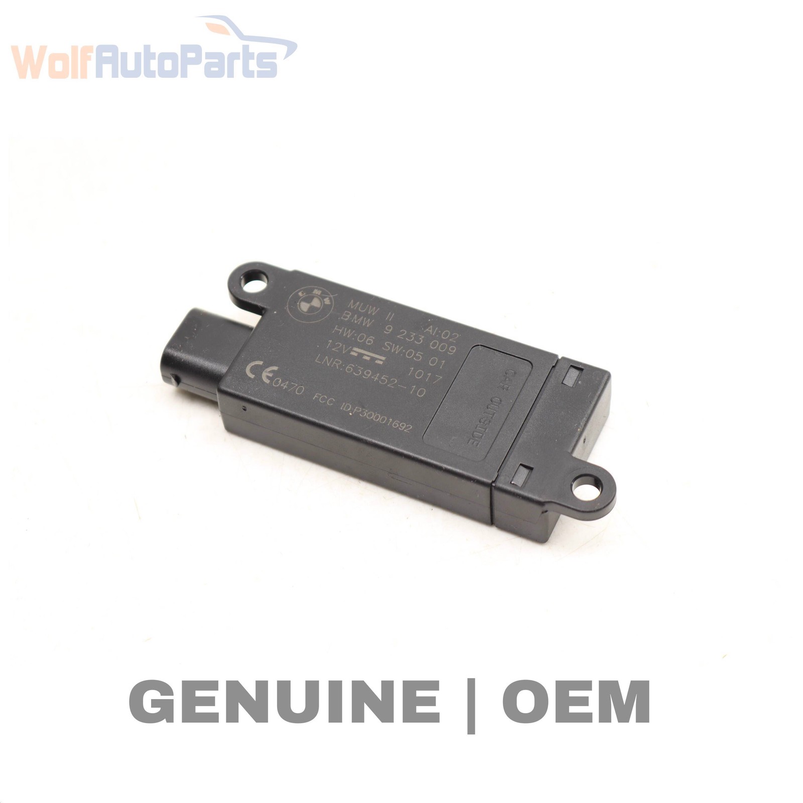 2016 BMW M235I XDRIVE - Alarm / Siren Module (DWA) 9233009