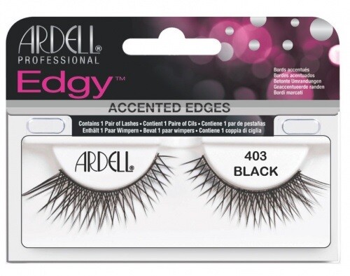 Ardell Edgy False Eyelashes #403 Black (4 Pack)
