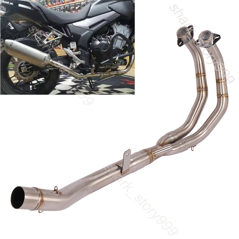 Slip For Honda CB500X CB500F CBR500R Exhaust System Header Full Link Pipe Escape