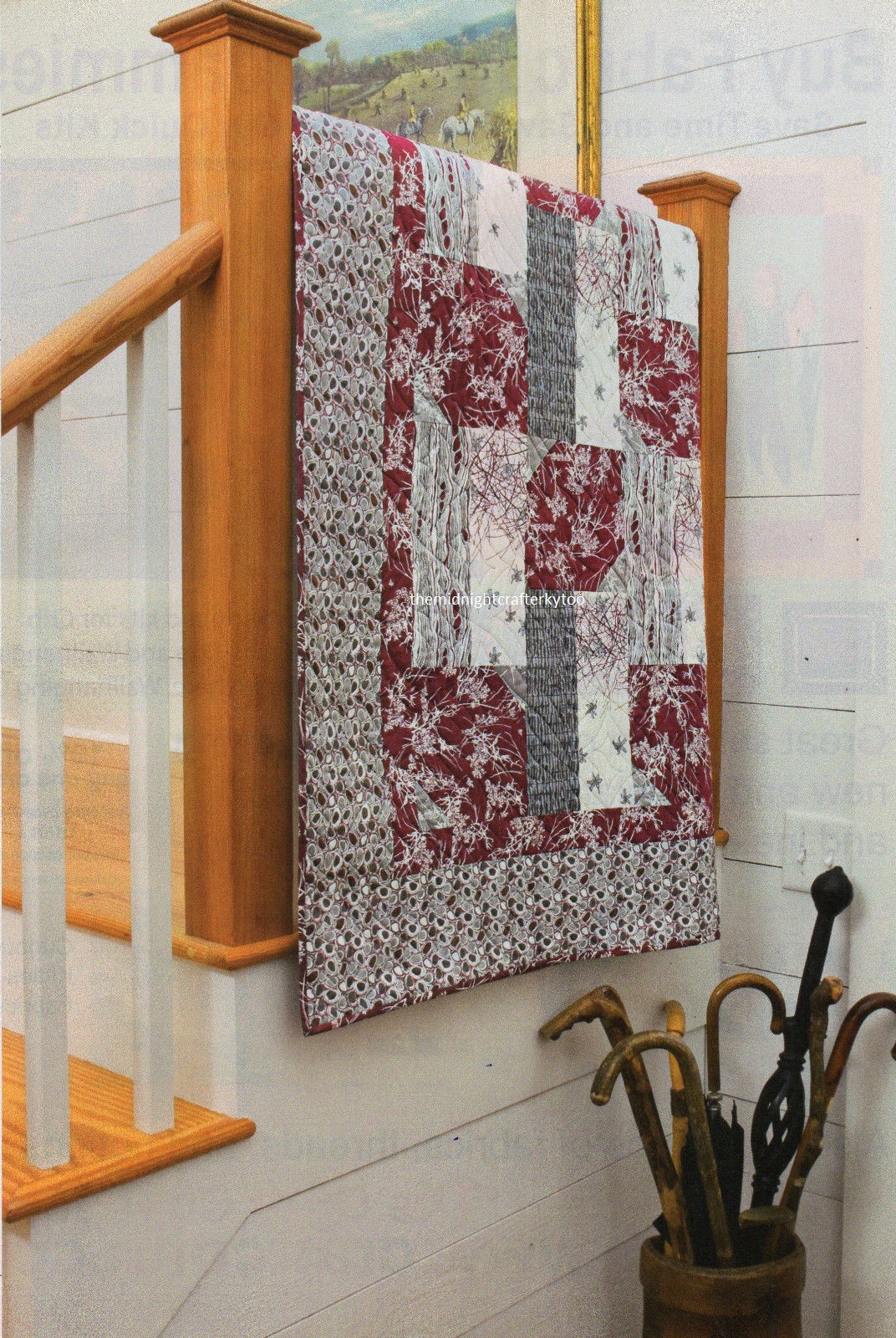 Dad's Nature Quilt Quilt Pattern Pieced JJ