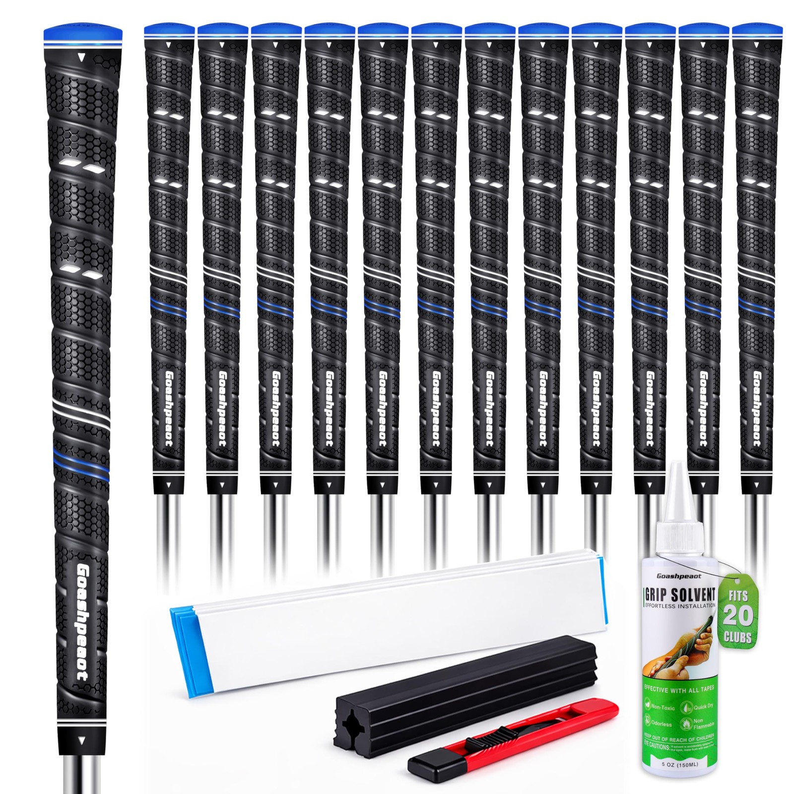 Golf Grips 13 Pack Wrap Kit Tacky All Weather Control Standard Midsize Oversize