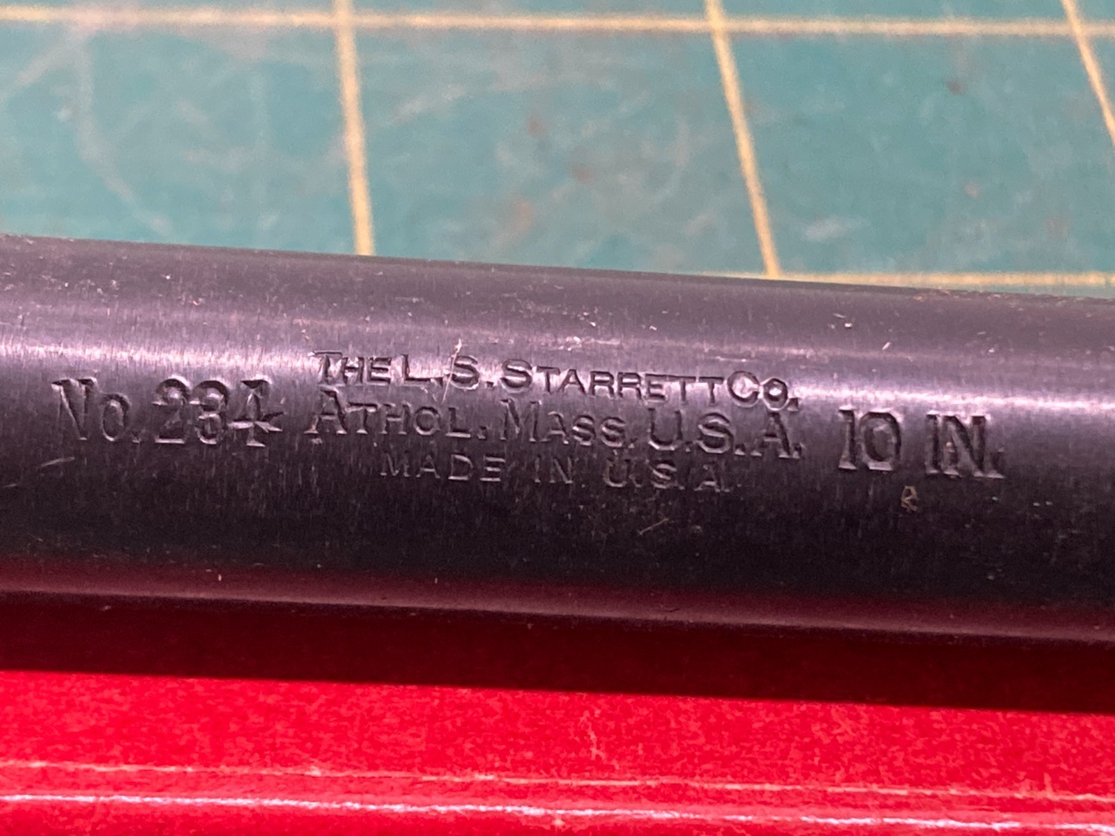 Starrett 234- 10" Standard End Measuring Rod