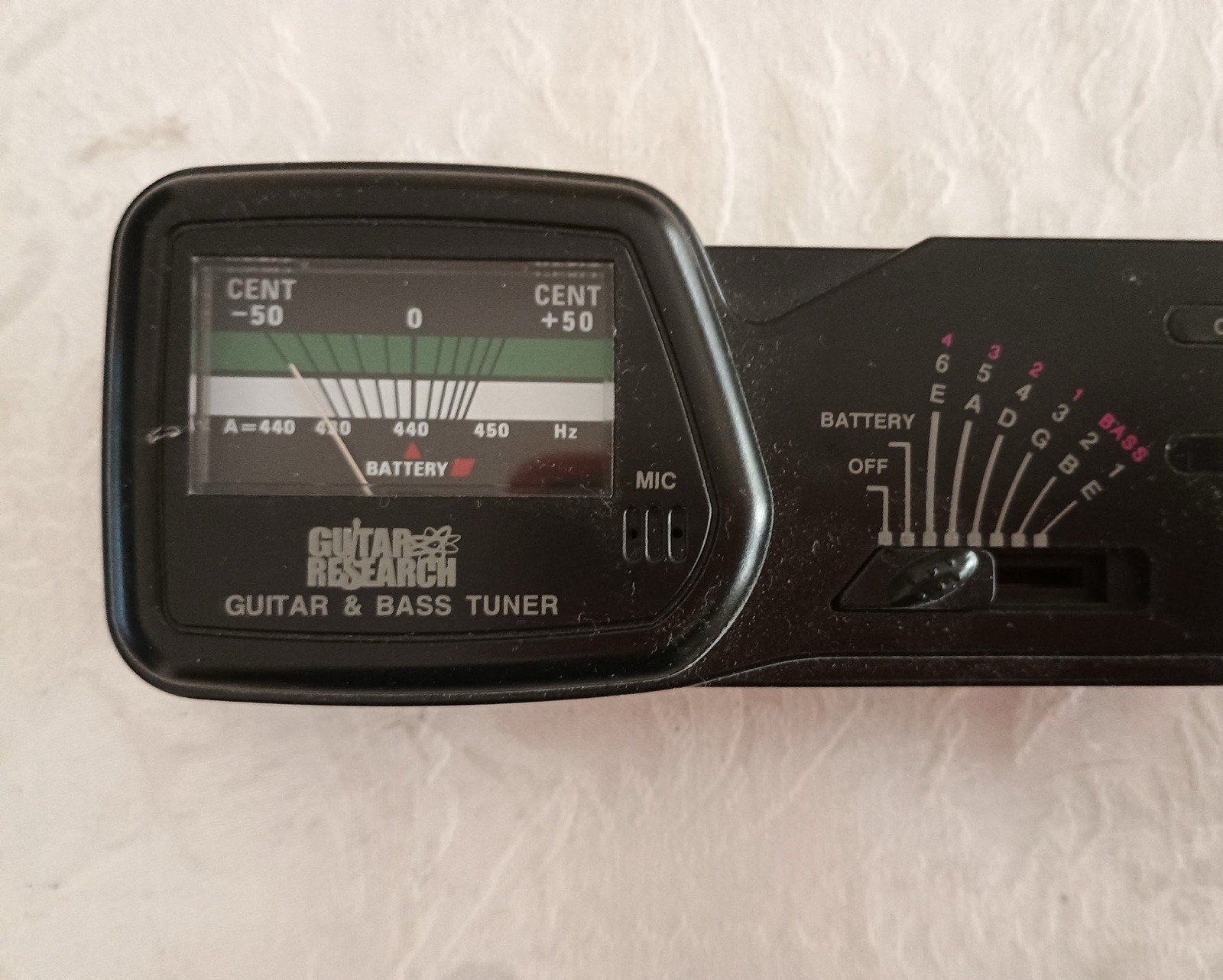 VTG Guitar Research GMT-202 Electric Guitar & Bass Tuner - Made in Korea, Works