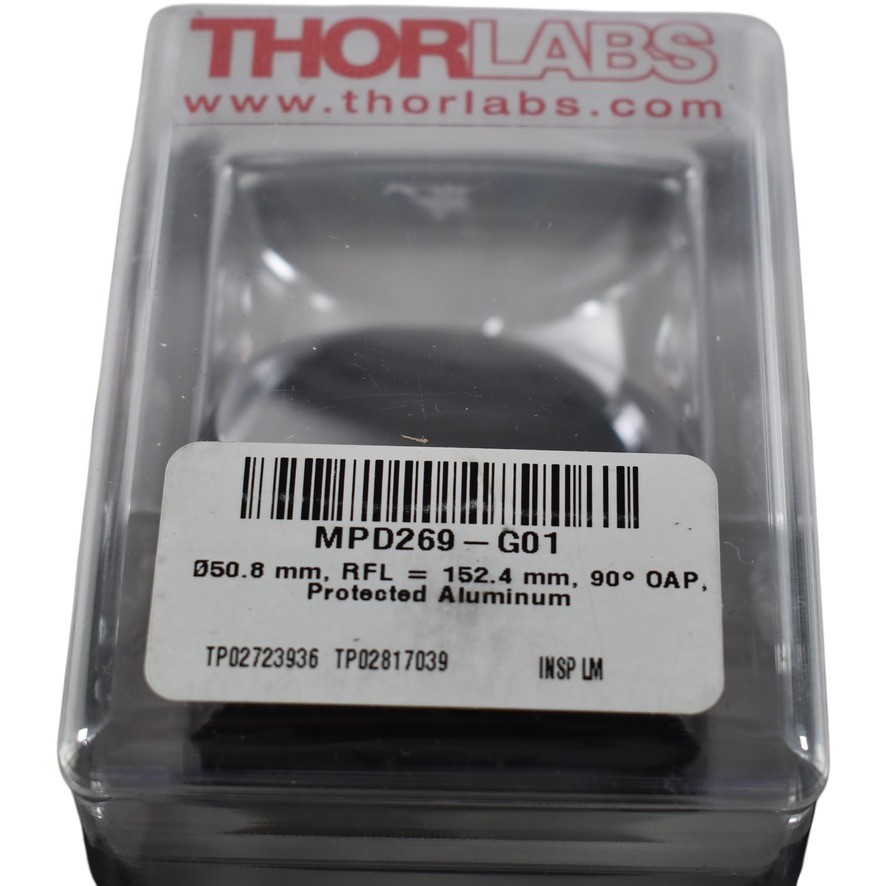 NEW Thorlabs MPD269-G01 90 Off Axis Parabolic Mirror Protected Aluminum 50 8mm