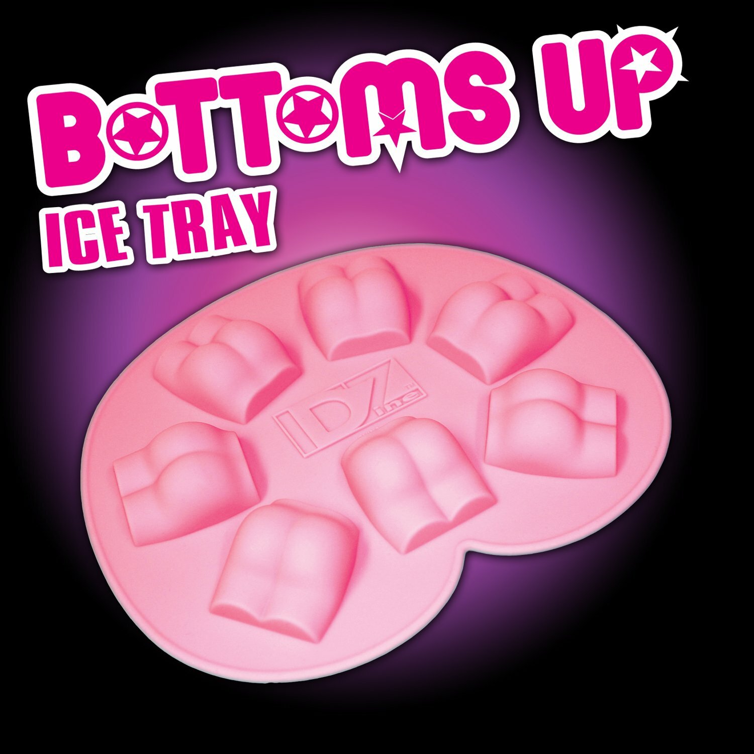 Ice Cube Tray Silicone Cheeky Fun Party Cocktail Shots Novelty Gift Bottoms Up