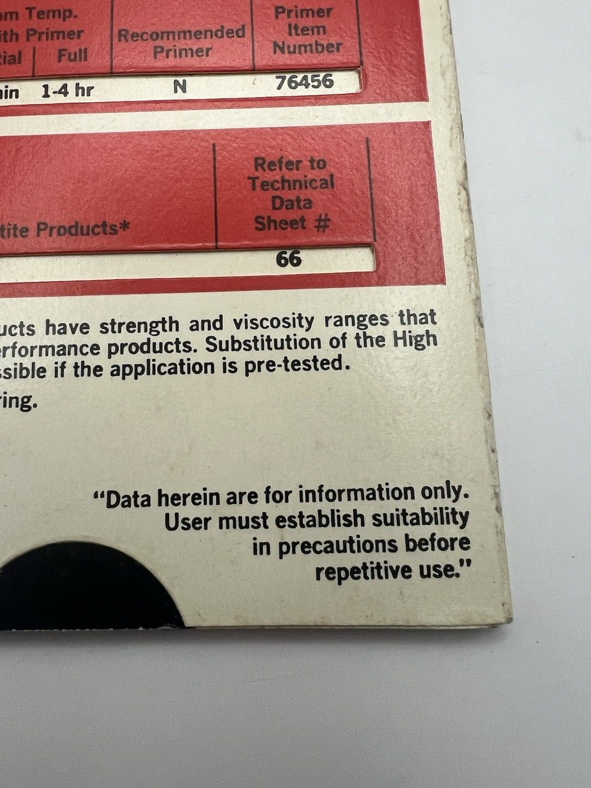 Vintage LOCTITE Adhesive Problem Solver Slide Rule Selector Perrygraf 1977 USA