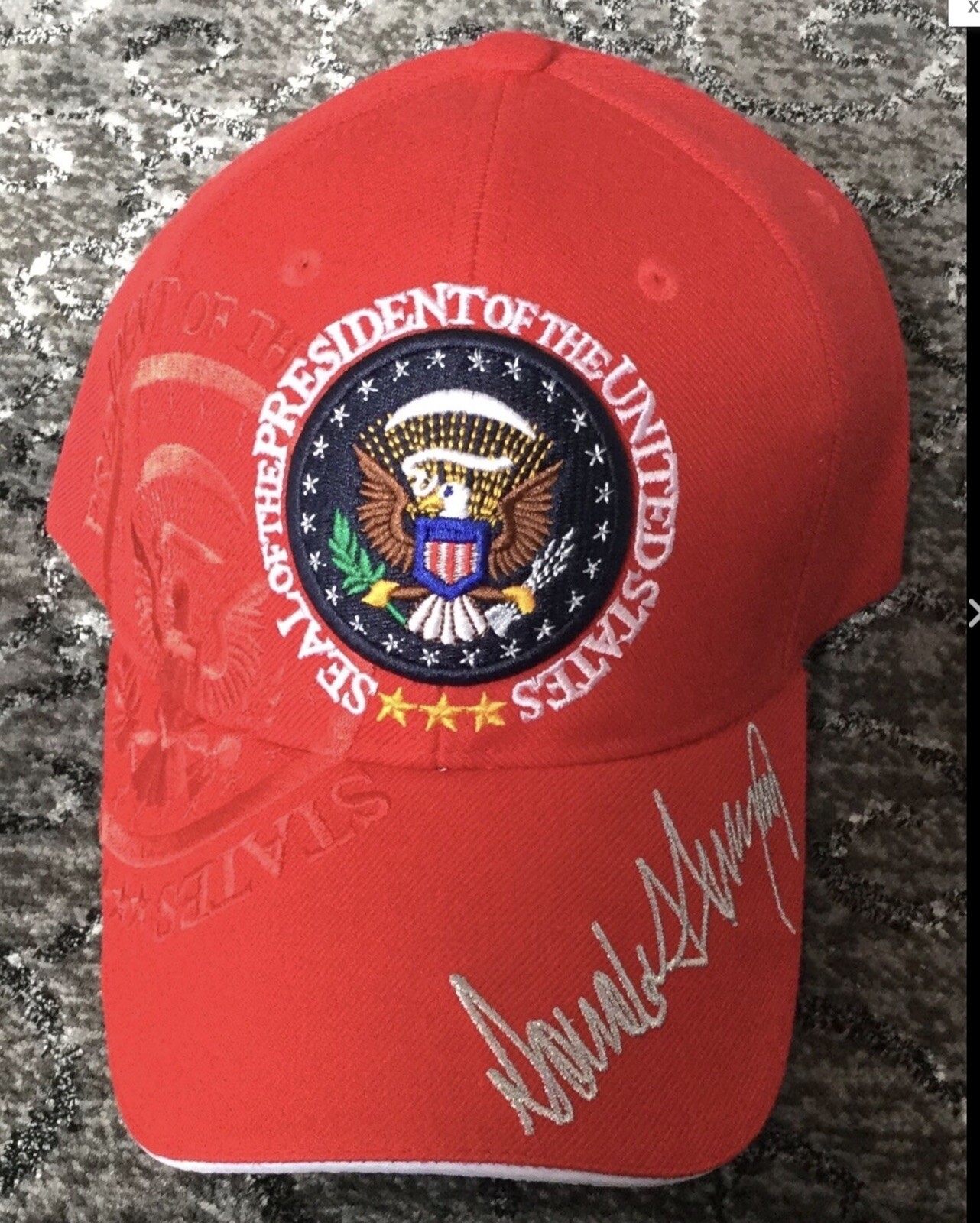 GOLD BLUE PEN T PRESIDENT EAGLE SEAL Signature DONALD MAGA REPUBLICAN GOP NEW