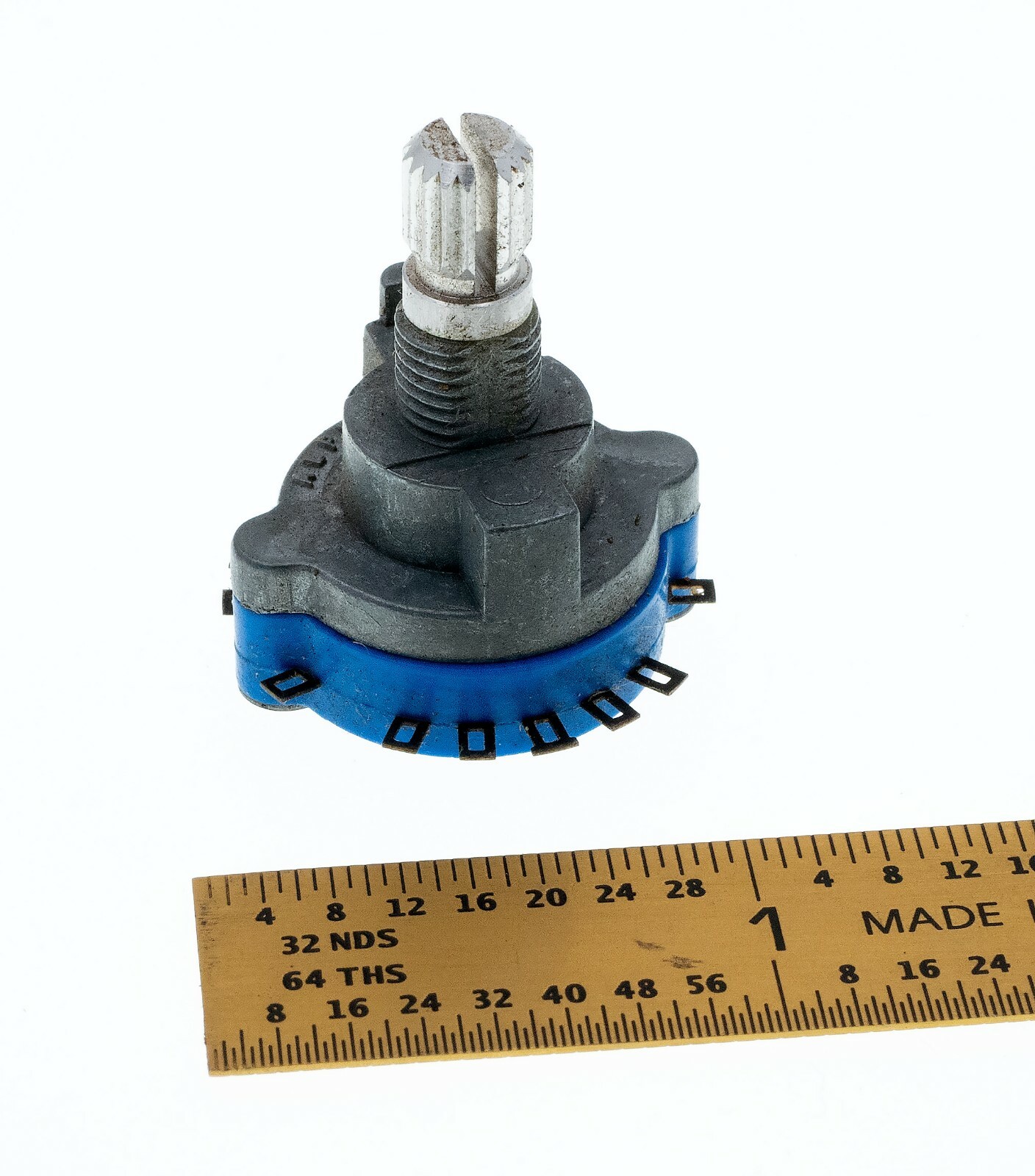 ALPS 205T 1-Wafer 3-Pole 2-Position Rotary Switch - Made in JAPAN, NOS